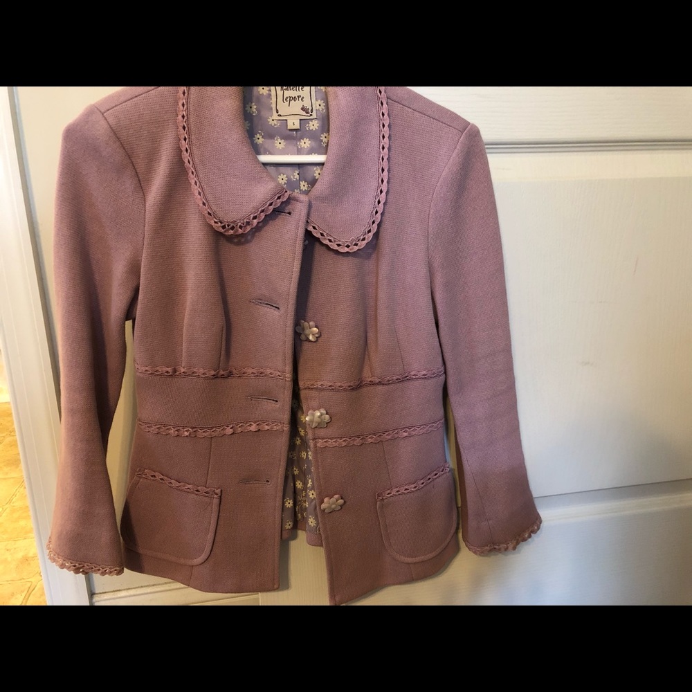 Nanette Lepore Lavender Blazer